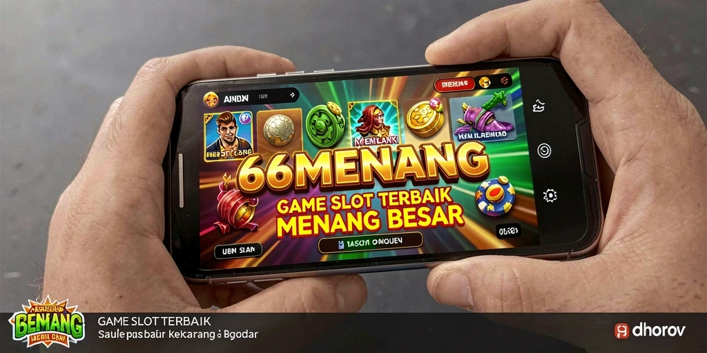 Tampilan menarik dari gameplay Slot di 66MENANG.