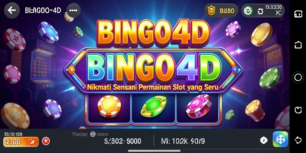 Tampilan gameplay seru dan mengasyikkan dari BINGO4D yang membuat pemain terpikat.