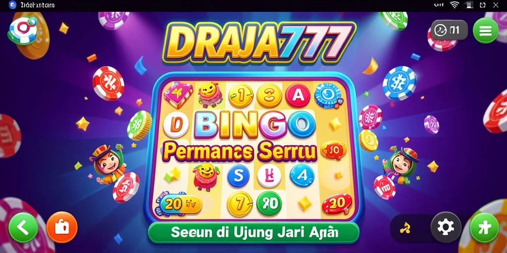 Screenshot gameplay DRAJA777 menampilkan keceriaan pemain Bingo.