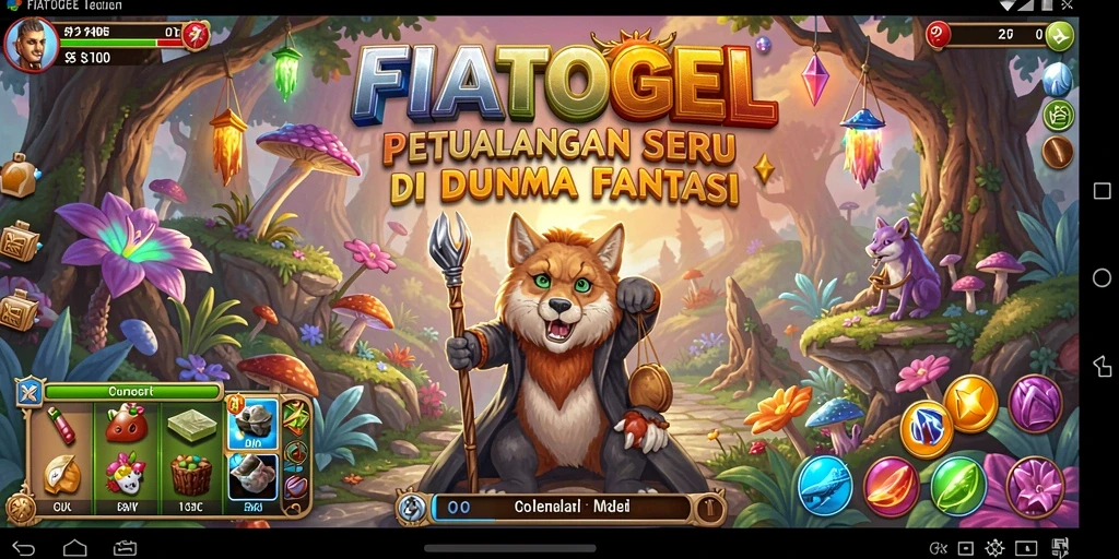 Tampilan gameplay seru dan menantang di dunia FIATOGEL.