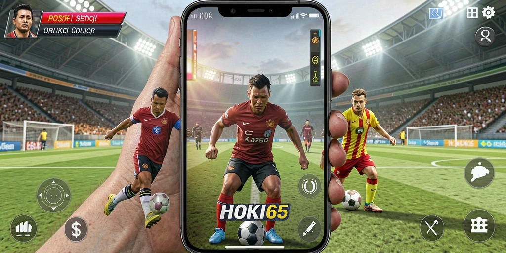 Screenshot HOKI65 menampilkan aksi permainan olahraga yang seru.