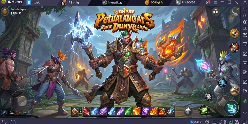 Screenshot gameplay <strong>IDN789</strong> menunjukkan aksi menegangkan di dunia ARPG.