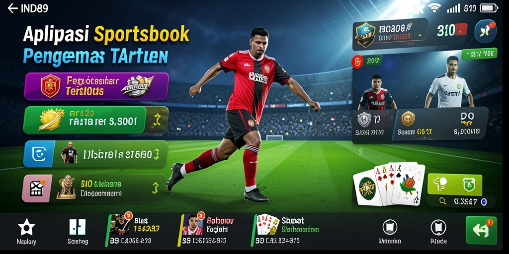Screenshot gameplay <strong>IND89</strong> yang menunjukkan fitur taruhan olahraga.