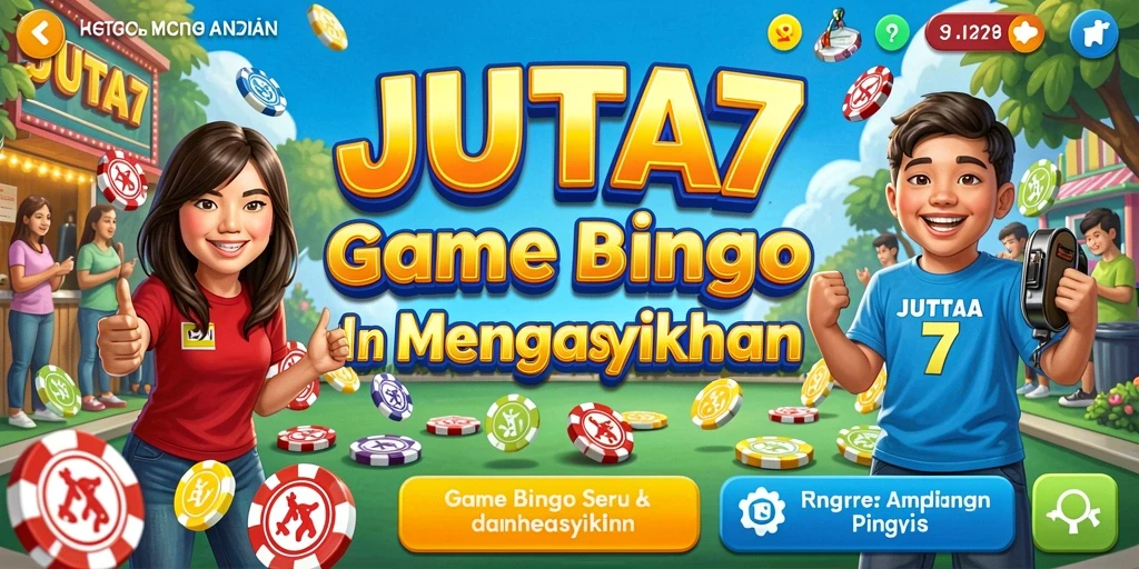 Tampilan gameplay seru JUTA7 dengan interaksi Bingo.