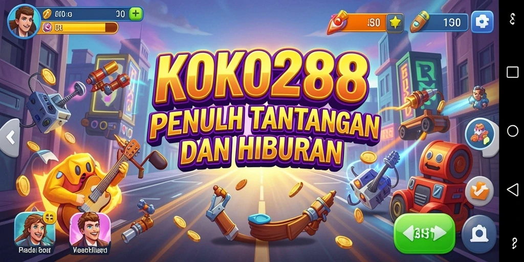 Tampilan gameplay seru KOKO288 dengan tantangan menantang.