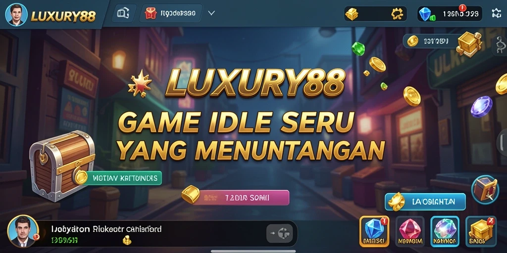 Tampilan gameplay menarik di LUXURY88 saat mengumpulkan sumber daya secara otomatis.