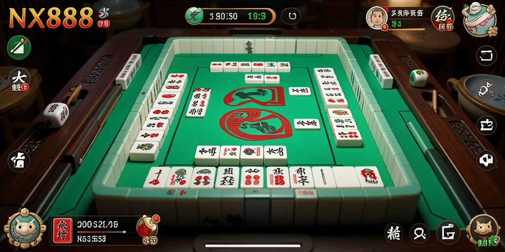 Tampilan gameplay Mahjong yang menegangkan dan penuh strategi.