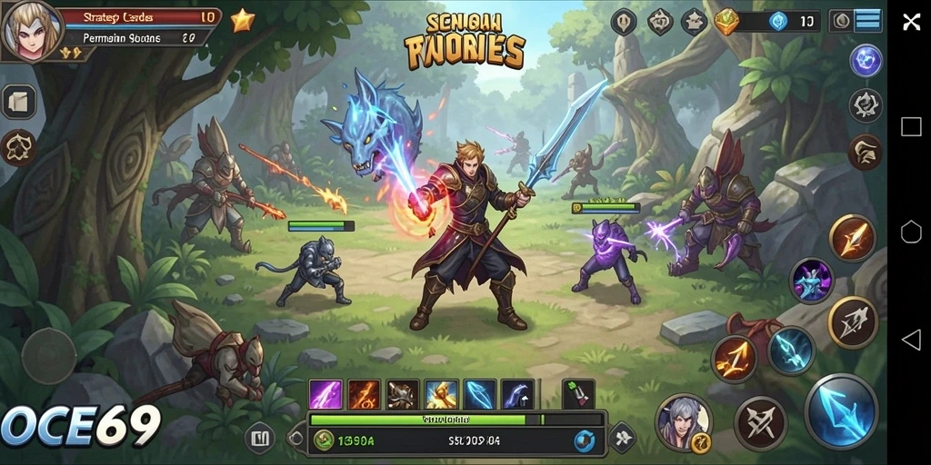 Tampilan gameplay OCE69 yang menantang dan mengasyikkan.