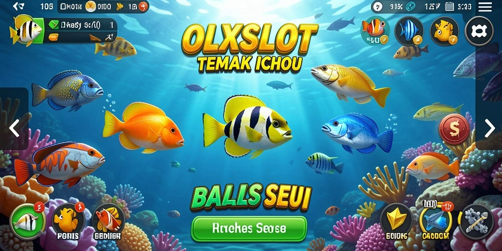 Tangkapan layar menunjukkan aksi seru bermain Tembak Ikan di OLXSLOT.