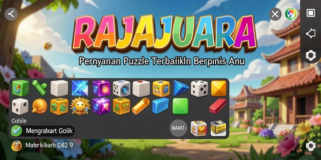 Tampilan gameplay RAJAJUARA yang mendebarkan dan penuh warna.
