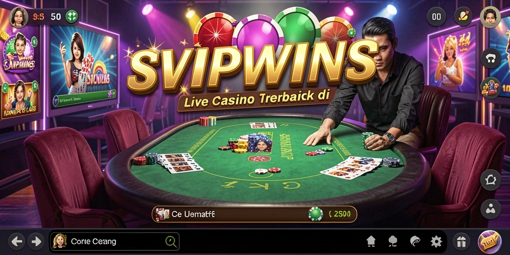 Gameplay Live Casino yang mendebarkan dan interaktif di SVIPWINS.